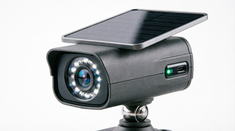 Sistem supraveghere exterior cu HDD 1 TB HikVision, 4 camere, 2 MP, IR 30 m, 2.8 mm, microfon